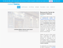 Tablet Screenshot of clinicasuecia.com